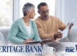 Couple discussing their financial situation.