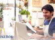 small business owner working on his finances