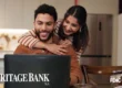 couple looking at a screen